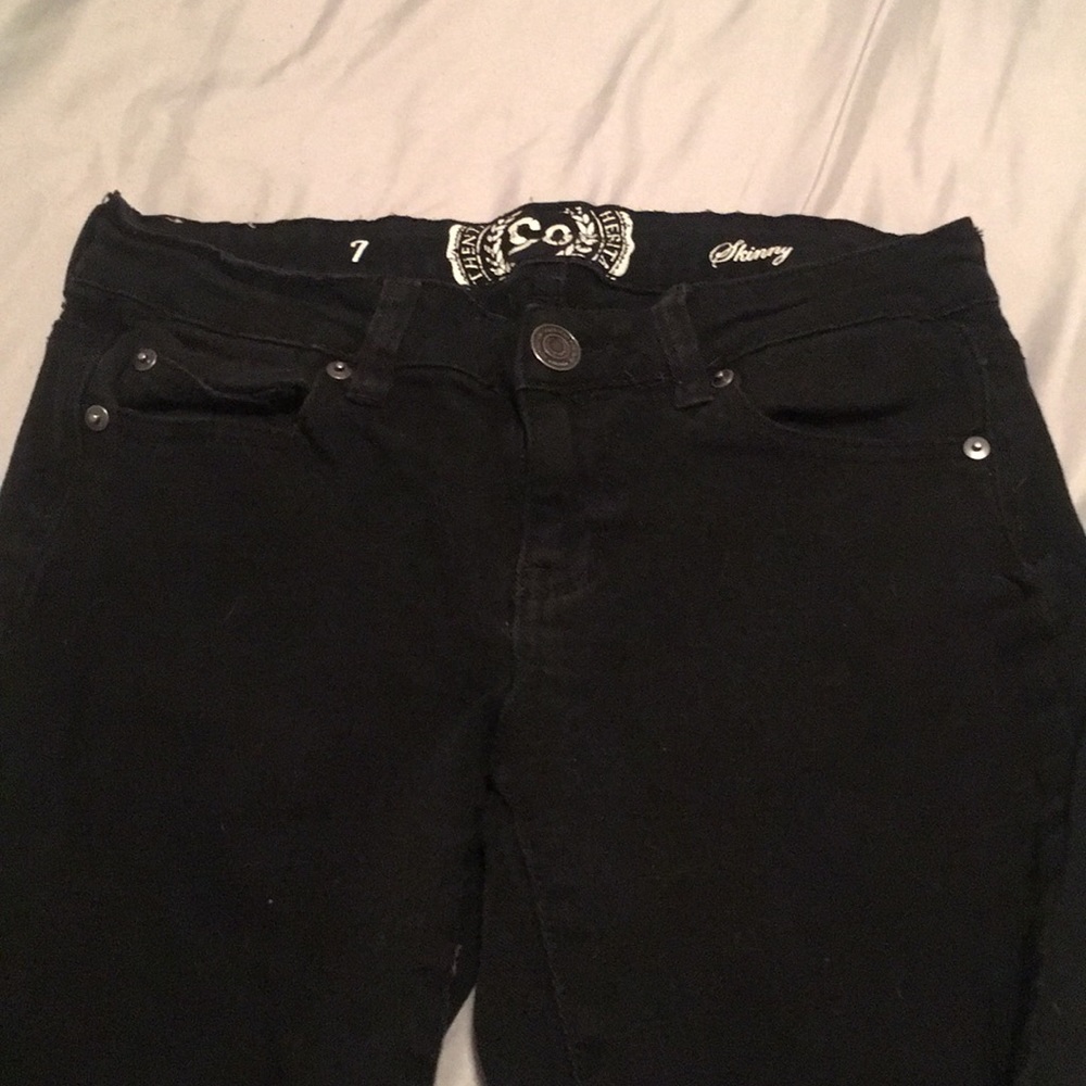 Black skinny jeans
